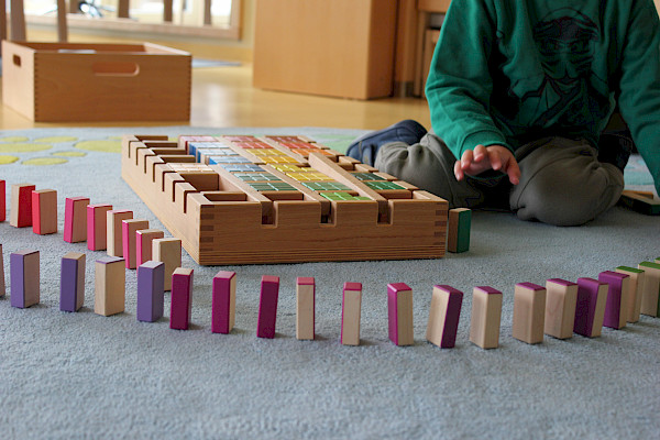Die Kinder können konstruieren, planen und bauen.